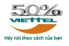 Viettel tặng 50% giá trị thẻ nạp từ 9-10/12 Viettel tặng 50% giá trị thẻ nạp từ 9-10/12